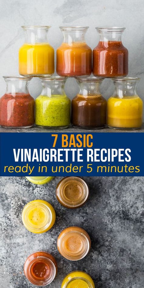 Basic Vinaigrette Recipe, Basic Vinaigrette, Healthy Vinaigrette, Dressing Vinaigrette, Salad Vinaigrette, Healthy Dressing Recipes, Sweet Peas And Saffron, Vinaigrette Dressing Recipe, Strawberry Vinaigrette