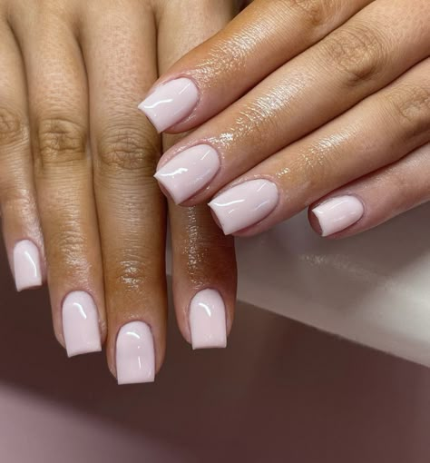 Neutral Pink Nails, Milky Nails, Neutral Pink, Work Nails, Classy Acrylic Nails, Short Square Acrylic Nails, Her Nails, Short Acrylic Nails Designs, Neutral Nails