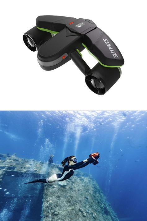 Looking for a powerful and reliable underwater scooter to enhance your water sports experience? Look no further than the Windek Sublue Navbow Smart Underwater Scooter. With its impressive specifications, this scooter offers superior performance for all your water adventures. Featuring a 60-minute battery life and a 3-speed switch, you can easily switch between speeds to find the perfect level of excitement underwater. Click on the photo to discover more😉 Underwater Scooter, Underwater Scenes, Zombie Hunter, Scuba Diving Equipment, Underwater Sea, Water Adventure, Diving Equipment, Waterproof Camera, Personal Watercraft