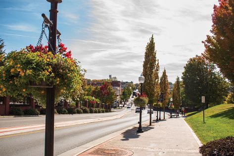 Blacksburg: Where to Go in Virginia Tech's College Town Blacksburg Virginia, Blacksburg Va, Top Of The Stairs, College Town, Virginia Tech, Appalachian Trail, Northern Virginia, Party City, Hiking Trails