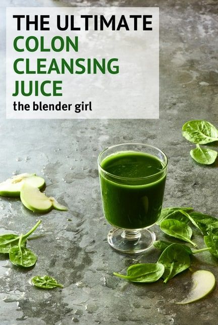 Colon Cleanse Juice with Spinach and Apple - The Blender Girl Colon Cleanse Juice, Green Smoothie Recipes Healthy, Colon Cleanse Drinks, Cleansing Juice, Cucumber Detox Water, Cleanse Juice, Cleanse Colon, Colon Cleanse Recipe, Cleansing Drinks