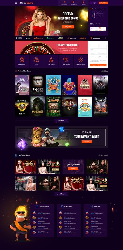 Online Casino - Landing on Behance Casino Table Games, Casino Table, Play Online Casino, Online Casino Slots, Casino Slot Games, Gaming Banner, Casino Night, Casino Royale, Online Casino Games