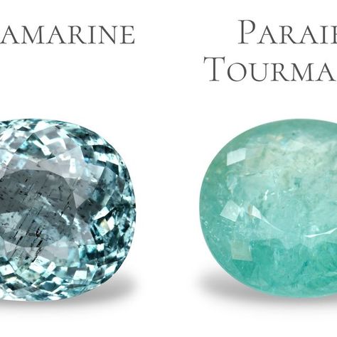 Diamond Buzz on Instagram: "AQUAMARINE VS PARAIBA TOURMALINE COLOUR  One of the most striking differences between aquamarine and paraiba tourmaline lies in their captivating hues, each offering a distinct palette that appeals to gemstone enthusiasts.  Aquamarine, with its name derived from the Latin words “aqua” and “mare”, meaning water and sea, embodies shades reminiscent of the ocean’s depths. Its colour spectrum ranges from delicate pale blues to deeper shades of blue-green, evoking imagery of serene waters and clear skies. The colour of aquamarine is attributed to the presence of trace elements, particularly iron, within its crystal structure. This infusion of iron imbues the gemstone with its characteristic cool-toned hues.  In contrast, paraiba tourmaline boasts a vibrant and electr Colour Spectrum, Crystal Structure, Paraiba Tourmaline, Latin Words, Color Spectrum, Clear Sky, Pale Blue, The Ocean, Tourmaline