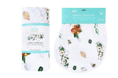 North Carolina-themed Baby Blankets, PJs, and More – Little Hometown Florida Baby, Dogwood Blooms, Baby Receiving Blankets, Tapestry Bedding, Baby Muslin Swaddle, Stadium Blankets, Newborn Gown, Scotch Bonnet, Muslin Swaddle Blanket