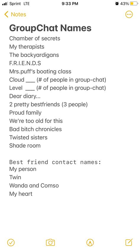 Groupchat names Gc Names With 4 People, Name For Group Chats Friends, Cute Gc Names For 3, Names To Put Your Best Friend Under, Groupchat Names For 4, Groupchat Names Ideas Friends, Group Chat Description, 4 Person Gc Names, Friend Group Names For 5 People