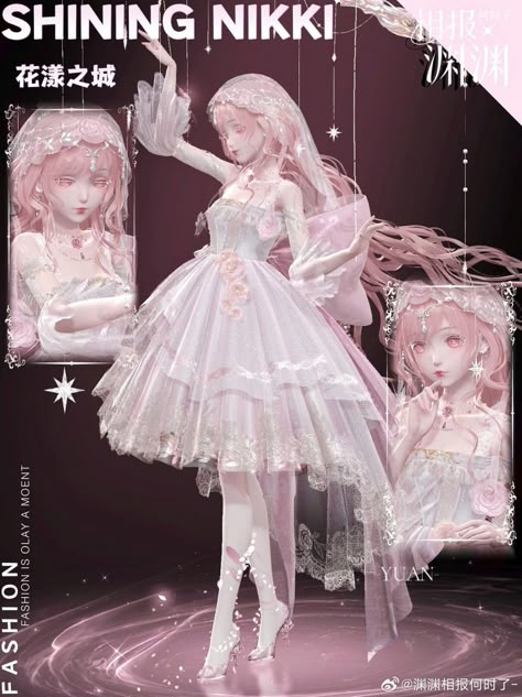 Rh Aesthetic Outfits, Nikki Dress Up Outfits, Shining Nikki, Kawaii Games, Anime Dress, Dress Up Outfits, Cute Games, Aesthetic Outfits, Magical Girl