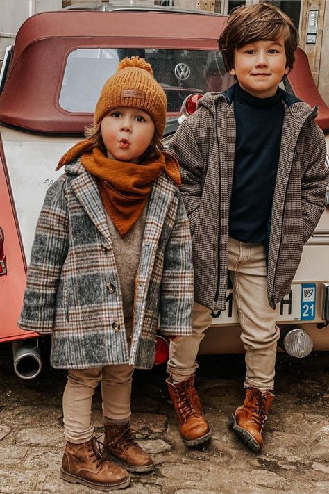 Boys Winter Clothes, Kids Winter Outfits, Baby Mode, Boys Outfits, Toddler Boy Fashion, Kids Clothes Boys, Baby Style