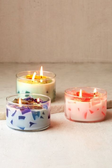 Gel Wax Candles Ideas, Gel Candles Ideas, Making Gel Candles, Fancy Candle Holders, Jelly Candles, Gel Wax Candles, Candle Making Equipment, Candle Bouquet, Candle Making Recipes