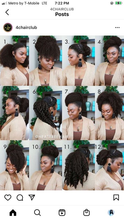 Cabello Afro Natural, Protective Hairstyles For Natural Hair, Natural Hair Twists, Pelo Afro, Hair Twist Styles, Natural Hair Beauty, Natural Curls Hairstyles, 4c Hair, Natural Hair Styles Easy