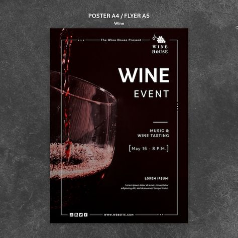 Free PSD | Wine instagram stories template Wine Event Poster, Wine Poster Design, Catchy Business Name Ideas, Wine Instagram, Graphic Social Media, Menu Cover Design, Poster Business, Instagram Stories Template, Wine Magazine