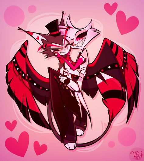 Husk And Angel, Angel X Husk, Husk X Angel, Hazbin Hotel Ships, Angle Dust, Castlevania Wallpaper, Hazbin Hotel Husk, Hazbin Hotel Angel, Hazbin Hotel Art