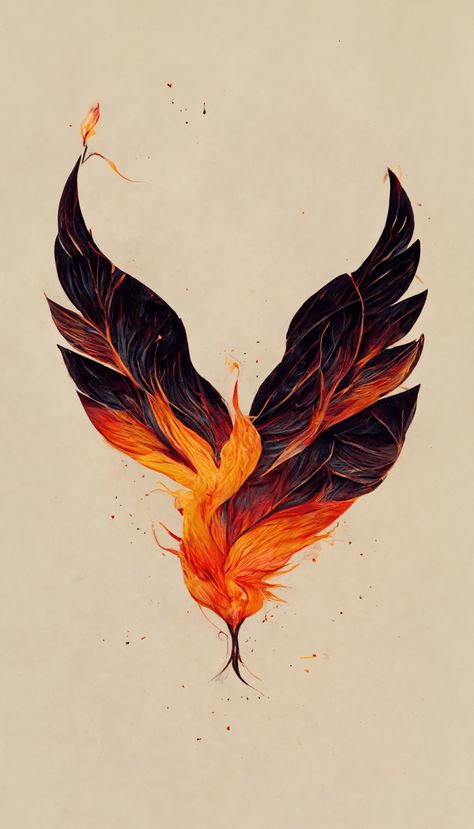 Phoenix Digital Art, Unique Phoenix Tattoo Ideas, Phoniex Tattoo Design, Phoniex Art, Phoenix Paintings, Phenix Birds Tattoo, Fenix Art, Fire Phoenix Tattoo, Phoenix Illustration