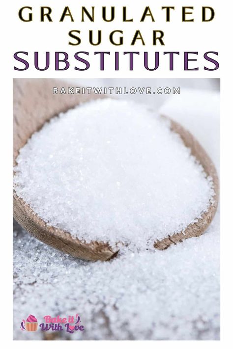 Sugar Replacement In Baking, Substitute For Sugar In Baking, Sugar Substitutes For Baking, Substitute For Sugar, Best Sugar Substitute, Baking Substitutions, Sugar Replacement, Cooking Substitutions, Keto Baking