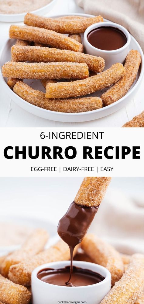 Vegan Churros, Churro Recipe, Churros Recipe, Vegan Mexican Recipes, Vegan Baking Recipes, Easy Vegan Dessert, Sans Gluten Sans Lactose, Vegan Mexican, Vegan Dessert Recipes