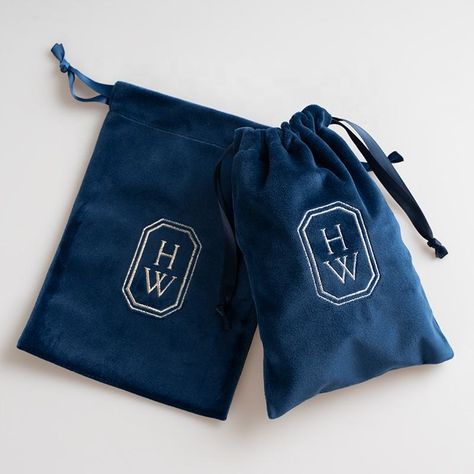 Soft Velvet Drawstring Pouches Embroidery logo Gift Packaging Bags Velvet Pouch Packaging, Candle Bag Packaging, Wedding Souvenir Ideas, Velvet Packaging, Souvenir Packaging, Hand Tags, Jewelry Packaging Design, Candle Bags, Souvenir Ideas