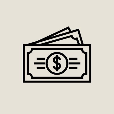 Money Widget Icon, Money Logo Aesthetic, Money Logo Icons, Money Aesthetic Icon, Money Icon Aesthetic, Money App Icon, Dollar Logo, Wallet Icon, Ios14 Homescreen