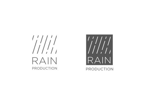 RAIN Production Psychologist Logo, Wind Logo, Rain Logo, Logo Reference, Typographic Logo Design, Rain Design, Logo Creator, Create Logo, Beautiful Logos Design