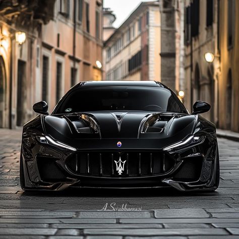 ￼ Mazaratti Cars, Black Maserati, Maserati Gt, Mercedes Amg Gt S, Maserati Granturismo, Amg Gt, Car Magazine, Sports Car Racing, Car Racing