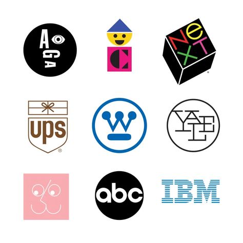 Paul Rand: Pioneer by Design | Baseline blog Paul Rand Logos, Classic Graphic Design, History Of Graphic Design, Graphic Design History, Corporate Logo Design, Rand Paul, Learning Logo, Milton Glaser, Swiss Style