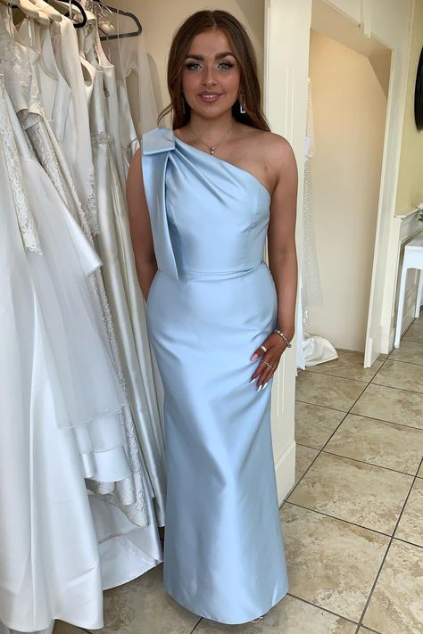 Scoop Yellow Sheath Long Bridesmaid Dress - Yellow / US 4 -  #Bridesmaid #Dress #Long #Scoop #Sheath #Yellow Light Blue Bridesmaid Dresses Long, Cornflower Blue Bridesmaid Dresses, Baby Blue Bridesmaid Dresses, Dresses Bow, Light Blue Bridesmaid Dresses, Mermaid Bridesmaid, Dusty Blue Bridesmaid Dresses, Yellow Bridesmaid Dresses, Elegant Bridesmaid Dresses