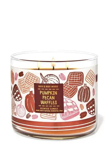 Bath And Body Candles, Pink Stocking, Pumpkin Pecan Waffles, Fall Smells, Candle Making Equipment, Pecan Waffles, Body Candles, Essential Candles, Bath N Body Works