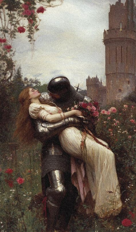 Dark Couple Aesthetic, Dark Couple, Anime Pillow, Medieval Romance, Anime Body, Medieval Aesthetic, Medieval Paintings, Inanimate Objects, Body Pillows