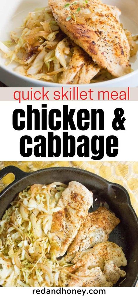 Chicken And Cabbage Recipes, Napa Cabbage Recipes, Cabbage Skillet, Weekday Recipes, Cabbage Recipes Healthy, Chicken Cabbage, Cabbage And Noodles, Breakfast Soup, Chicken And Cabbage