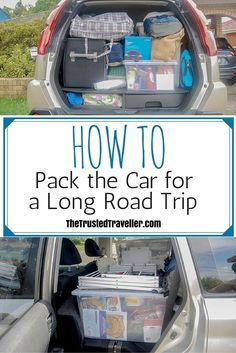 How to Pack Your Car for a Long Road Trip - The Trusted Traveller http://finelinedrivingacademy.co.uk Long Car Trips, Better Mom, Road Trip Snacks, Awesome Mom, Road Trip Car, Cross Country Road Trip, Road Trip Packing, Traveling Tips, Packing Car