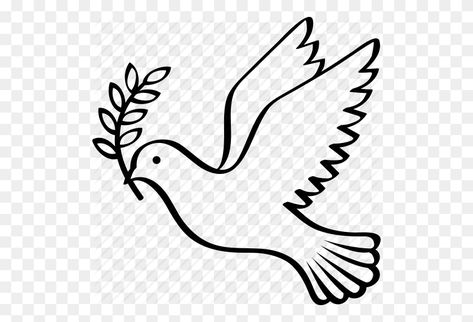 512x512 Picture Of Dove With Olive Branch Free Download Clip Art - Olives Clipart Black And White Dove Clipart Black And White, Dove Clipart, Dove Outline, Dove With Olive Branch, Branch Drawing, Dove Pictures, Clipart Black And White, Christian Symbols, Olive Leaf