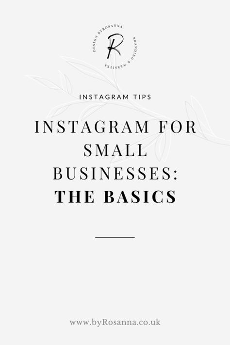 Instagram tips for small businesses getting started | #instagramtips #instagrammarketing #instagramsmallbusiness #smallbusinessmarketing Small Business First Instagram Post, Introducing Business On Instagram, Startup Branding, Small Business Instagram, Instagram For Business, Followers Instagram, Brand Deals, Instagram Marketing Strategy, Tips For Small Businesses