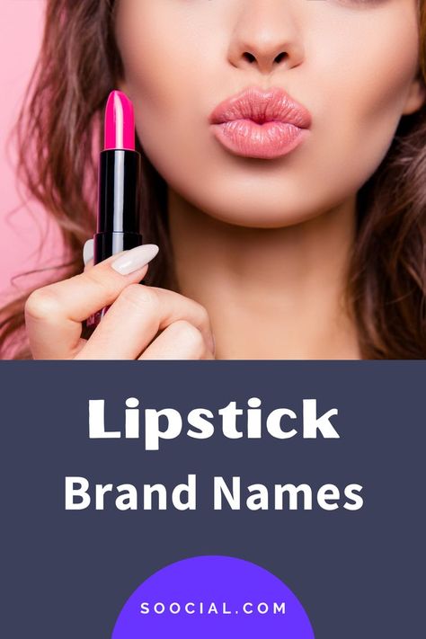 New Business Names, Lipstick Brands, Words And Phrases, Name Ideas, New Business, Business Names, How To Better Yourself, Company Names, Creative Business