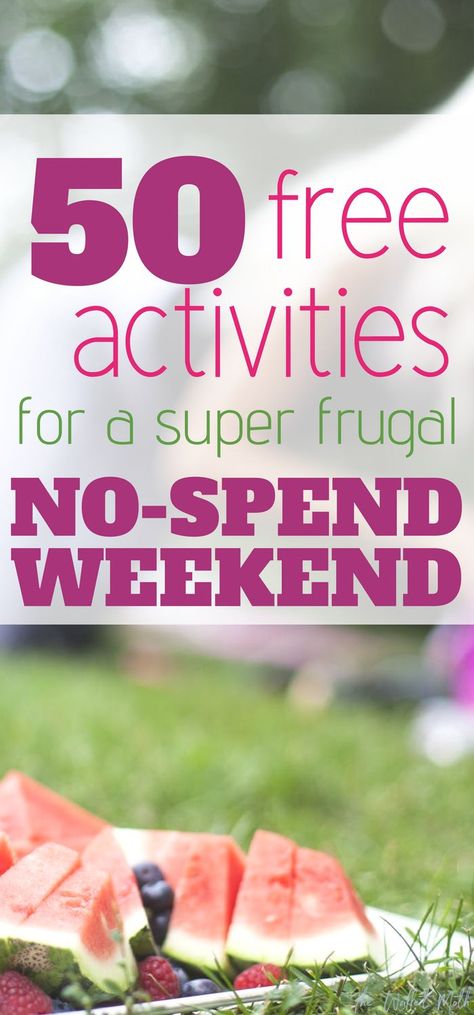 No Spend Weekend, Saving Money Ideas, Budget Money, Kid Games, No Spend, Conscious Lifestyle, No Spend Challenge, Savings Tips, Free Activities For Kids