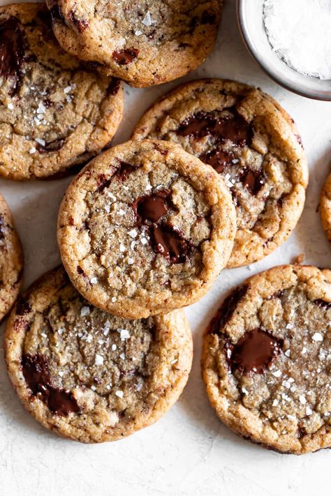 Chocolate Sea Salt Cookies, Chocolate Hazelnut Cookies, Dark Chocolate Chip Cookies, Brown Butter Chocolate Chip, Salted Chocolate Chip Cookies, Brown Butter Cookies, Brown Butter Chocolate Chip Cookies, Soft Chocolate Chip Cookies, White Chocolate Chip Cookies