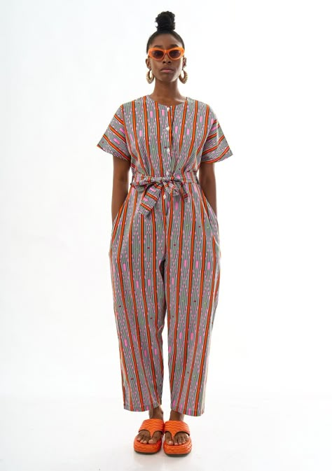 Woman’s Pants, Yevu Clothing, Vibrant Fashion, Jump Suits, Style Africain, Short Sleeve Jumpsuit, Floral Print Jumpsuit, Print Jumpsuit, Open Neck