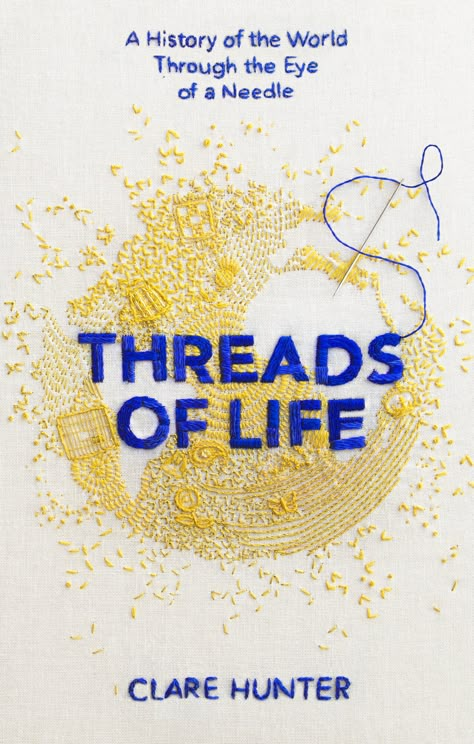 Threads of Life — Maricor/Maricar Embroidery Poster Design, Textile Book Cover, Thread Graphic Design, Textile Graphic Design, Sewing Graphic Design, Embroidery Graphic Design, Textile Typography, Embroidery Poster, Stitch Graphic Design