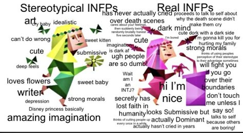 Infp Stereotype Vs Reality, Infp Female Characters, Infp Aesthetic Moodboard, Infp 4w5 Aesthetic, Infp 2w1, Angry Infp, Infp Brain, Entp X Infp Relationship, Infp Stereotype