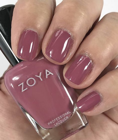 Zoya Element Nail Polish Collection Swatches Red Gel Nail Designs, Modern Nail Designs, Zoya Nail Polish Colors, Nail Colors For Pale Skin, Mauve Nail Polish, Nail Polish Tips, Nail Polish Style, Toxic Makeup, Mauve Nails