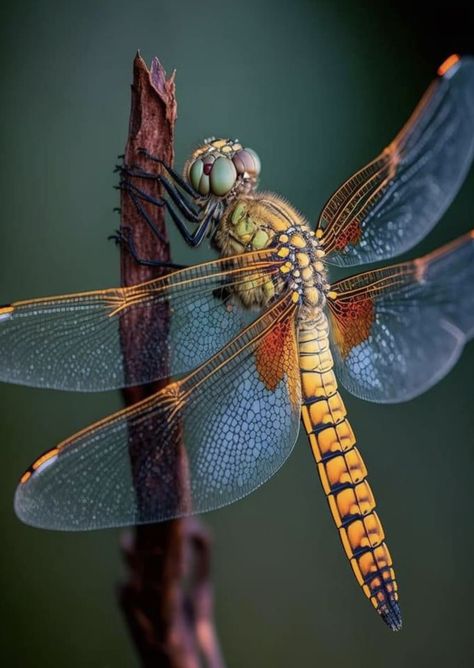 Dragonfly portrait.  Photo credit:  Penny Feller. Wings Artwork, Dragonfly Artwork, Dragonfly Images, Dragonfly Photos, Cool Insects, Beautiful Butterfly Photography, Insect Photography, Dragonfly Dreams, Dragon Images