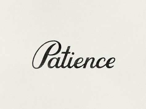 Patience by Zachary Smith Cool Tattoo Fonts, Lettering Fonts Cursive, Calm Tattoo, Fonts With Tails, Typography Fonts Handwriting, Patience Tattoo, Zachary Smith, Fonts Dafont, Fonts Tattoo