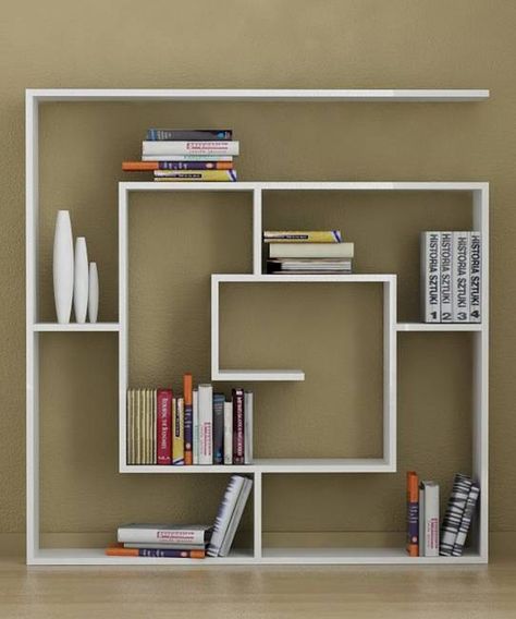 21 Creative Storage Ideas for Books, Modern Interior Design with Wall Shelves Unique Wall Shelves, Shelf Decorating, Honey Decor, Shelf Decorations, Unique Bookshelves, Minimalist Furniture Design, Creative Bookshelves, Minimalist Shelves, Minimalist Dekor