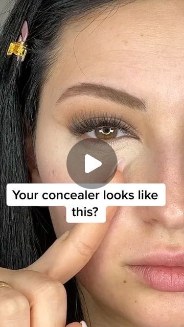 Concealer Tutorial, How To Look Attractive, Beauty Hacks Skincare, Look Attractive, Under Eyes, No Filter, Pressed Powder, Eye Area, Makeup Tutorials