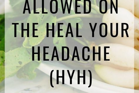 How To Get Started on the Heal Your Headache (HYH) Diet - The Dizzy Cook Heal Your Headache Diet, Low Tyramine Diet, Headache Diet, Dizzy Cook, Migraine Diet, For Headaches, Grocery Delivery Service, Thrive Market, Strict Diet