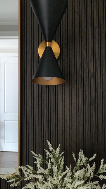 Powder Room Accent Wall, Pole Wrap, Church Interior Design, Teachers Lounge, Hole In The Wall, Focal Wall, Brad Nails, Powder Room Design, Wood Accent Wall