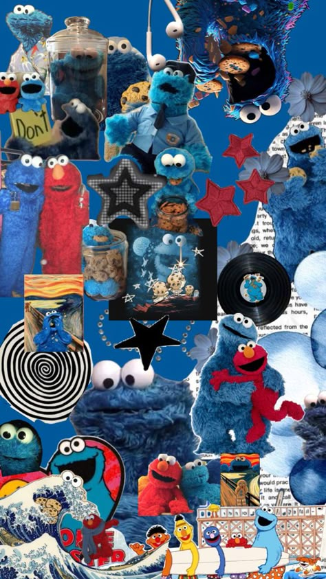 Cookie Monster And Elmo, Cookie Monster Wallpaper, Pink Hello Kitty Wallpaper, Kitty Wallpaper Iphone, Hello Kitty Wallpaper Iphone, Elmo Wallpaper, Pink Hello Kitty Wallpaper Iphone, Monster Wallpaper, Elmo And Cookie Monster