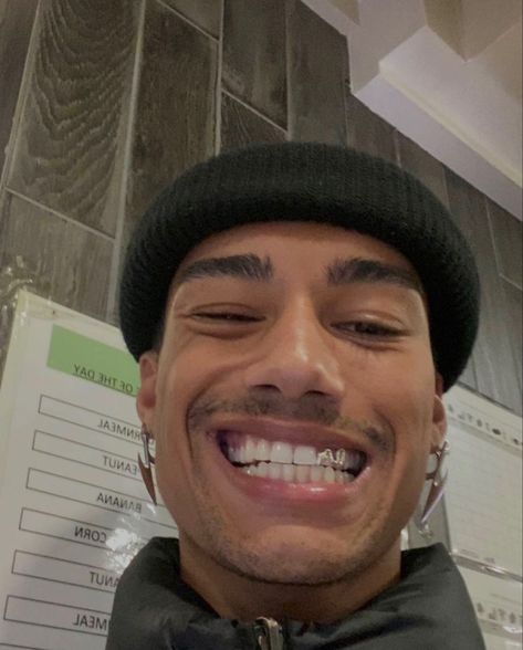 Reece King, Grillz Teeth, Grills Teeth, Tooth Gems, Tooth Gem, Teeth Jewelry, Classy Men, Face Card, Just Beautiful