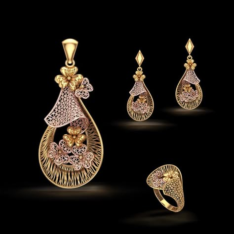 Turkish Gold Jewelry, Trending Jewellery, Turkish Jewellery, Pendent Set, Gold Earrings Models, Diamond Pendants Designs, Modern Jewellery Design, Fancy Jewelry Necklace, Modern Gold Jewelry