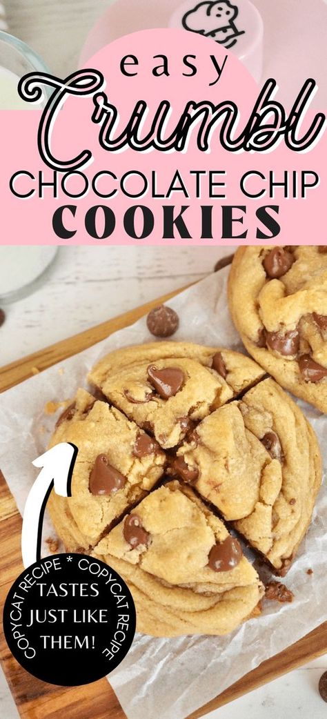 Crumbl Chocolate Chip Cookies, Soft Chocolate Chip Cookies Recipe, Soft Chewy Cookies, Crumble Cookie Recipe, Soft Chocolate Chip Cookies, Lost 100 Pounds, Chocolate Chip Cookie Recipe, Gourmet Cookies, Chocolate Cookie Recipes