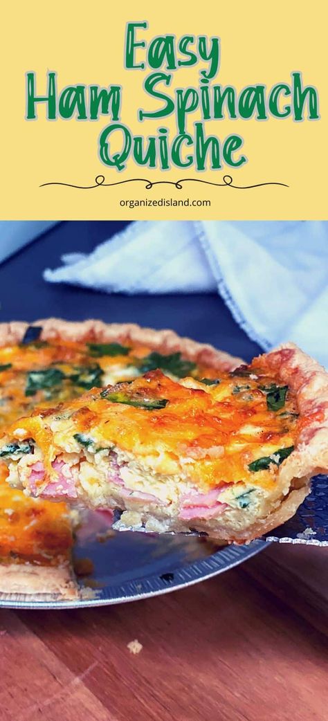 Quiche Recipes Easy Spinach, Spinach Quiche Recipes Easy, Quiche Recipes Ham, Spinach Ham Quiche Recipes, Ham And Spinach Quiche Recipes, Breakfast Quiche Spinach, Ham Spinach Quiche, Ham Spinach Cheese Frittata, Ham And Spinach Quiche