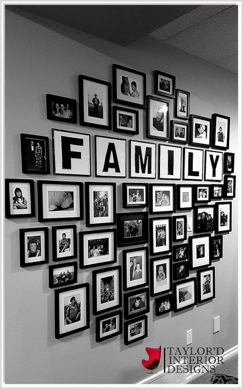 Family Gallery Wall, Family Photo Wall, Wall Interior, Living Wall Decor, Photo Wall Decor, Family Wall Decor, Photo Wall Gallery, Apartment Decor Inspiration, Family Wall