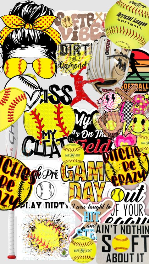 #softball #wallpaper #softballbackground #softballwallpaper #fyp #fy Softball Wallpapers, Cute Softball Quotes, Funny Softball Quotes, Softball Backgrounds, Softball Posters, Cute Backrounds, Softball Workouts, Basketball Cheer, Funny Quotes Wallpaper